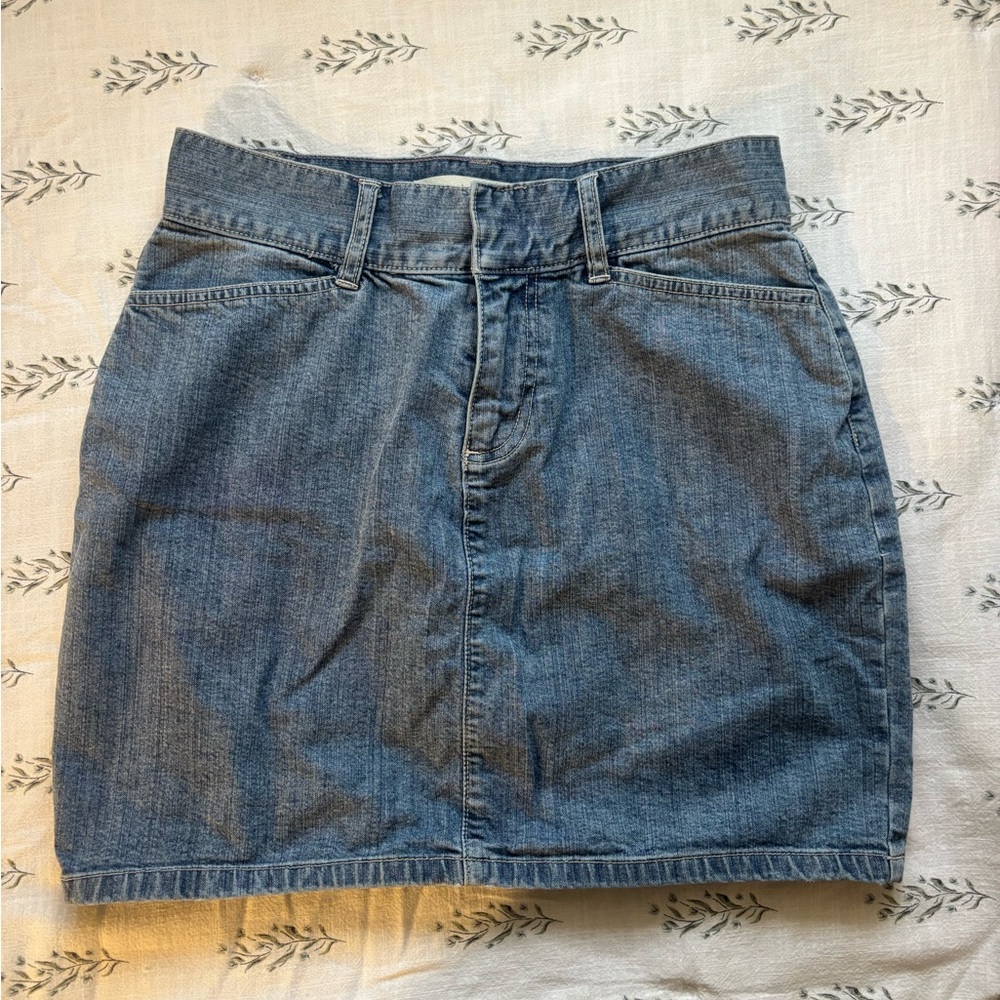GAP Blue Denim Pencil Skirt